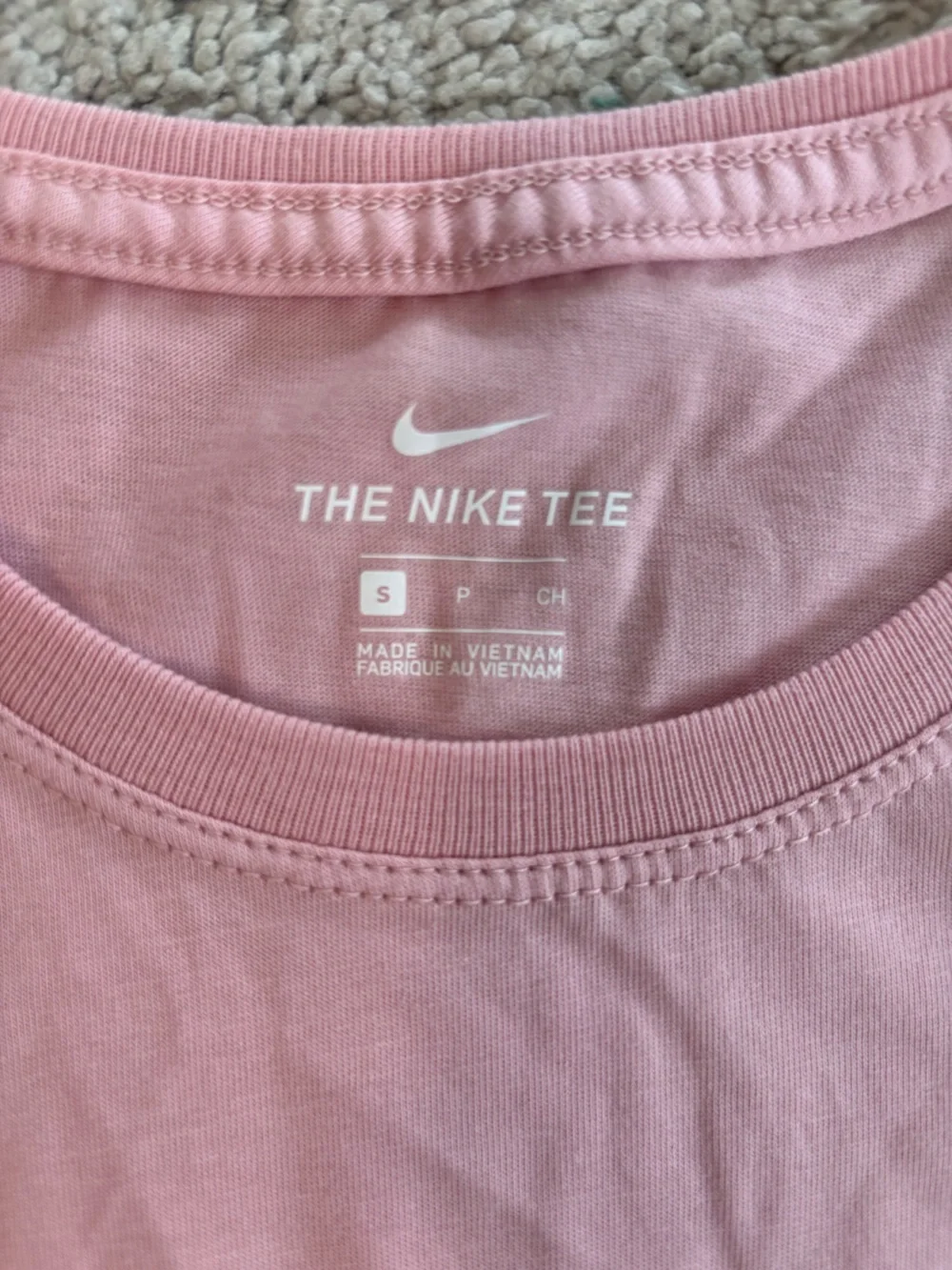 Nike Women's Pink Logo Tank Top